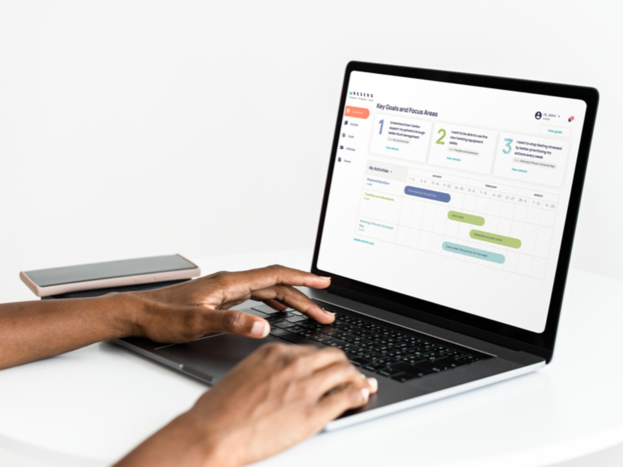 Resero platform in use